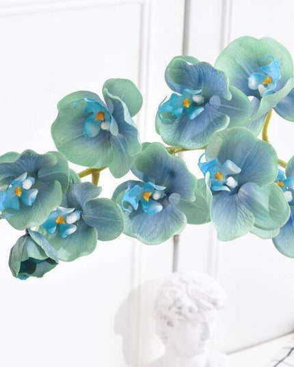 Lifelike Butterfly Orchid Faux Floral Arrangement - 10 Pack