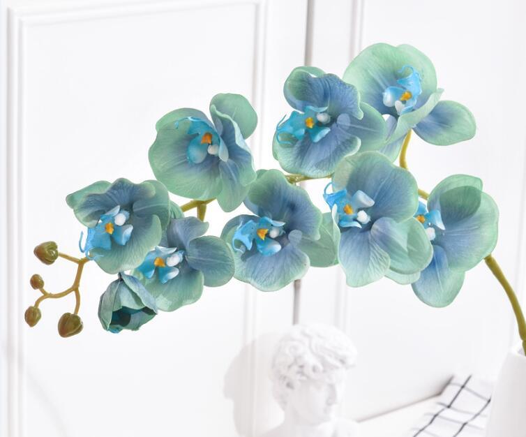 Lifelike Butterfly Orchid Faux Floral Arrangement - 10 Pack