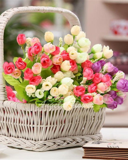 Silk Rose Bud Arrangement: Timeless Beauty for Every Celebration