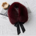 Luxe Raccoon Fur Ribbon Stole: Elegant Winter Fashion Upgrade