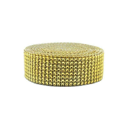 Radiant Rhinestone Mesh Ribbon for Luxurious Crafting Creations