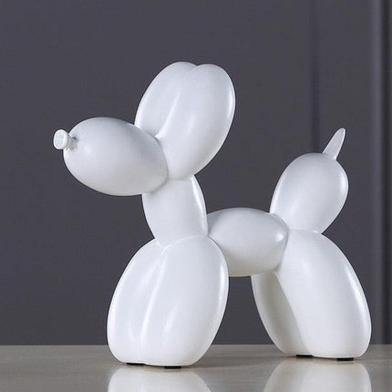 Sleek Resin Balloon Dog Sculpture for Chic Home Decor