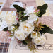 Elegant Vintage Peony Silk Floral Arrangement - Add Timeless Charm to Your Space