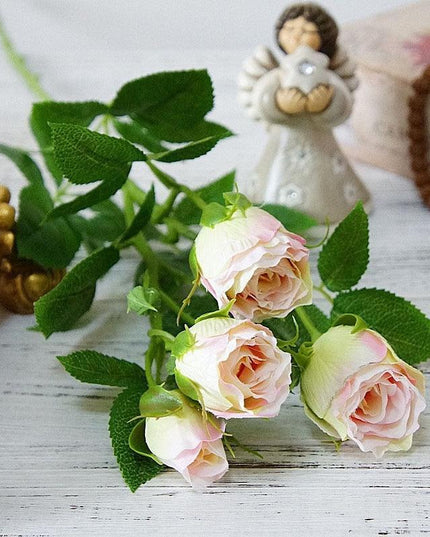 Elegant Silk Rose Arrangement: Exquisite Artificial Flowers for Timeless Decor