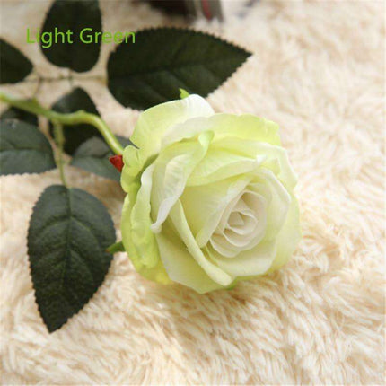 Exquisite Realistic Rose Display - Sophisticated Home Decor Piece