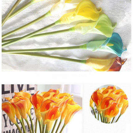 Chic Real Touch Calla Lily Floral Bundle - Ideal for Special Occasions & Decor