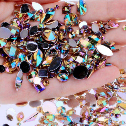 Glittering 300-Piece Rhinestone Gem Collection: Your Ultimate Crafting Companion