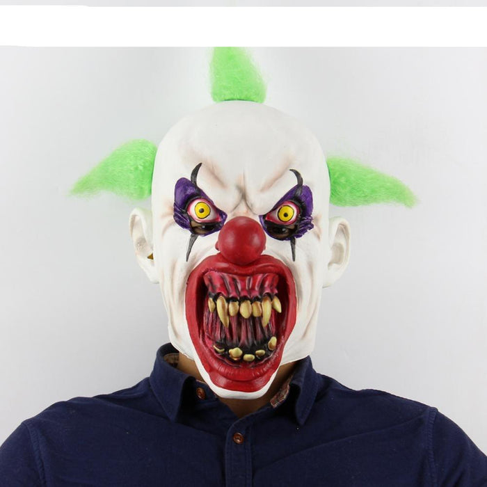 Spooky Clown Latex Mask for Halloween and Cosplay Fun