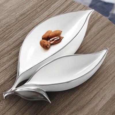 Luxurious Bone China Serving Tray - A Timeless Elegance for Dining and Decor