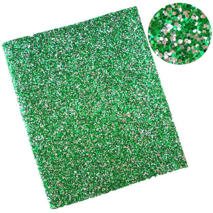 Glittery Faux Leather Craft Sheets for Creative DIY - 21CM x 29CM