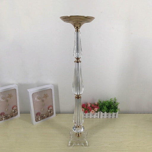 30.7 Gold Iron Wedding Centerpiece with Acrylic Vase for Home Decoration