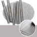 Elegant Bamboo Grain Oval Placemats Set - Stylish Table Protectors