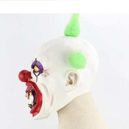 Fearsome Clown Latex Full-Face Mask - Premium Quality for Halloween and Cosplay Events