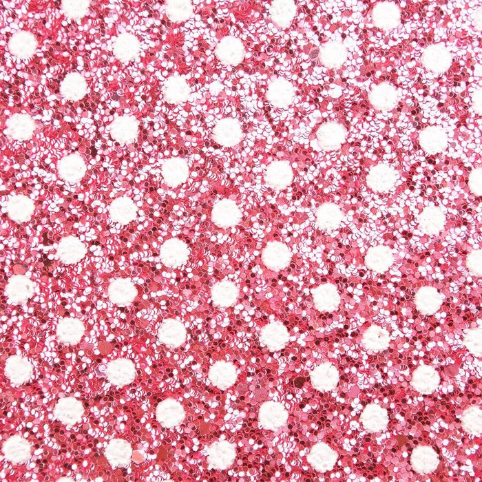 DIY Crafting Essential: Sparkling Polka Dot Faux Leather Sheets