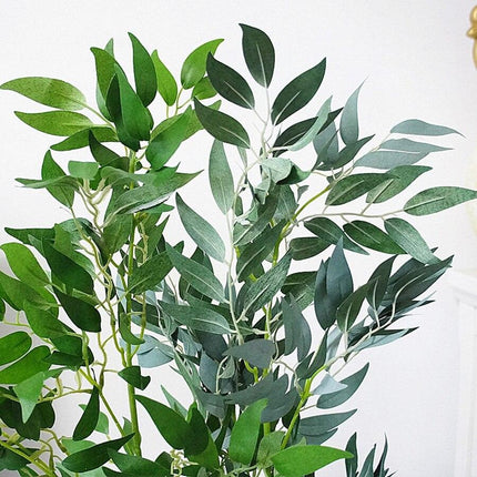 Luxe Willow Oasis Floral Arrangement - Exquisite Faux Bouquet for Upscale Decor