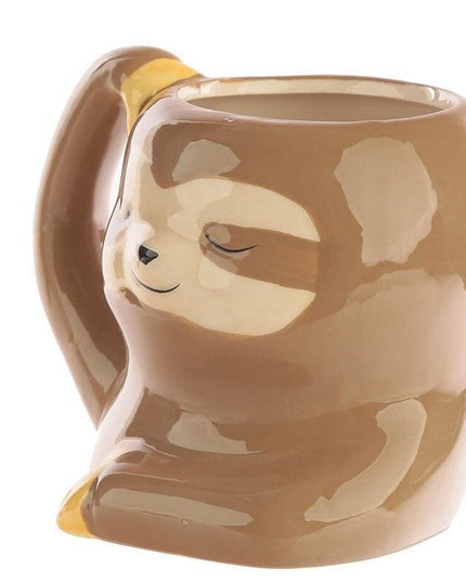 Cheerful Sloth 3D Ceramic Coffee Mug - Elevate Your Morning Routine