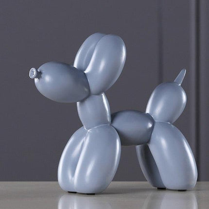 Sleek Resin Balloon Dog Sculpture for Chic Home Decor