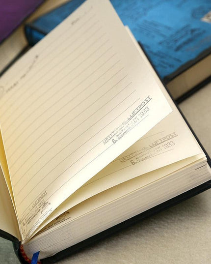 Chic Vintage-Inspired Hardcover Notebook for Creative Expression and Organization