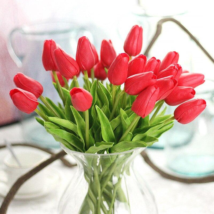 31pcs/lot Miiseason 31pcs/lot Real Touch PU Tulips Bouquet