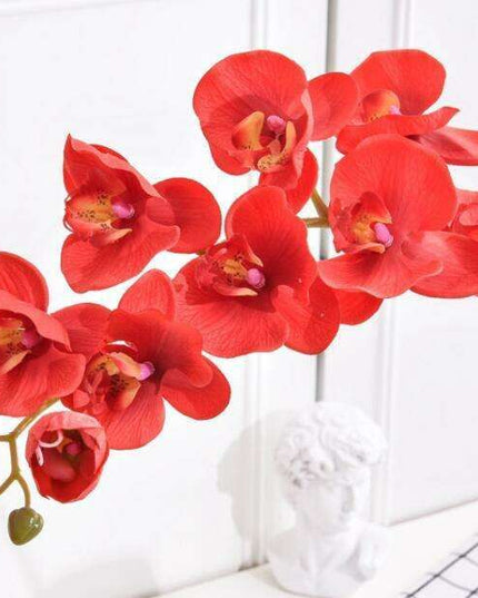 Lifelike Butterfly Orchid Faux Floral Arrangement - 10 Pack