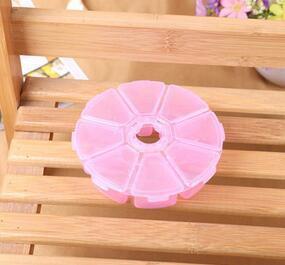 Versatile Clear Plastic Organizer Box with Adjustable Compartments for Crafts, Jewelry, and Tools