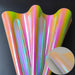 Reflective Candy Holographic Iridescent Faux Leather Fabric - Crafting Must-have