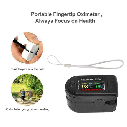 Family Health Defender Pulse Oximeter - Long-lasting Battery for Comprehensive Health Tracking