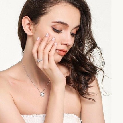 Timeless Love Knot Heart Pendant Necklace - A Cherished Gift for Her