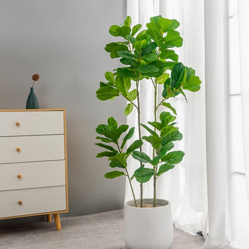 Large Artificial Ficus Rubber Tree Branch