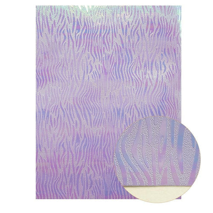 Sparkling Violet Faux Leather Fabric - A Must-Have for Dazzling DIY Projects