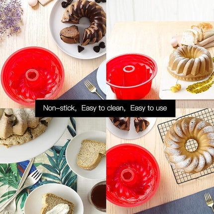 Silicone Delight Cake Mold Collection - Bake Your Favorite Desserts Effortlessly