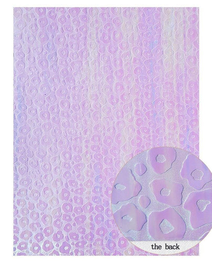 Colorful Leopard Print Faux Leather Craft Sheets - DIY Creativity Kit, 22*30CM