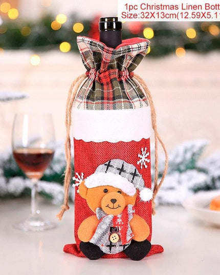 Holiday Cheer Wine Bottle Dress: Celebrate in Festive Elegance