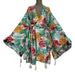 Bohemian Silk Robe: African Autumn Women's Cardigan Kimono Dress Robe