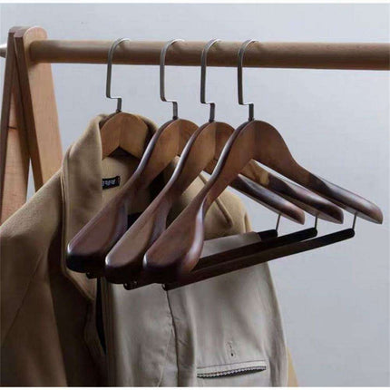 Elegant Faux Leather Closet Organizer Hangers