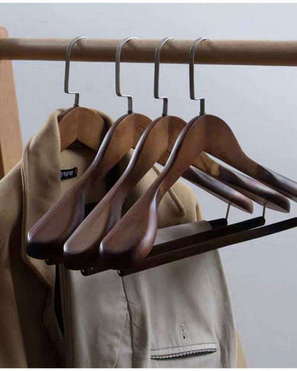 Elegant Faux Leather Closet Organizer Hangers