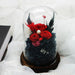 Eternal Charm: Luxurious Rose in Glass Dome Display