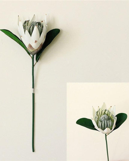 Exquisite Silk Protea Flower Stem - Luxurious Botanical Display