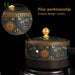 Elegant Ceramic Tea Set featuring Anti-Scald Technology and Rotating Teapot