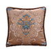 Elegant Beaded Jacquard Pillow Cover - Luxe Home Accent 48x48cm