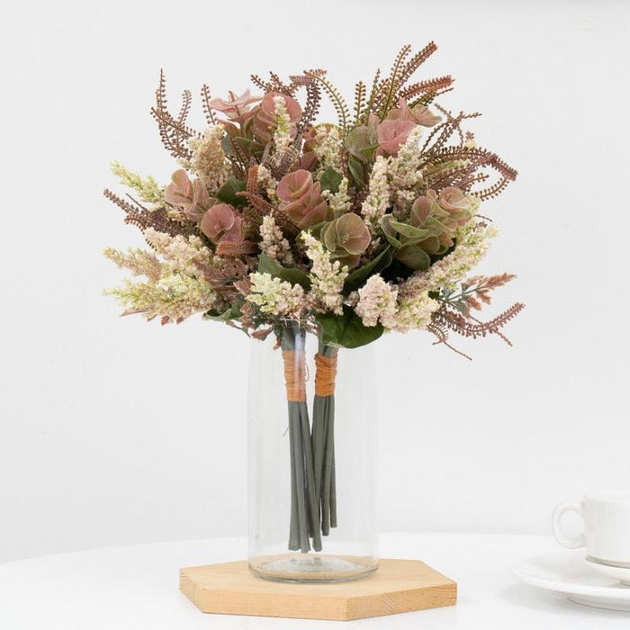 Elegant Lavender Foam Floral Arrangement for Luxurious Home Ambiance
