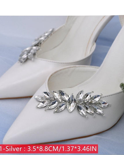 Glimmering Rhinestone Footwear Charms: Transform Your Style