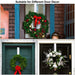 Slim Metal Wreath Hanger - Versatile Space-Saving Holiday Decor Solution