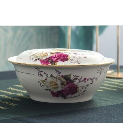 Elegant Guci Free Bone China Dinnerware Set with Ceramic Bowl
