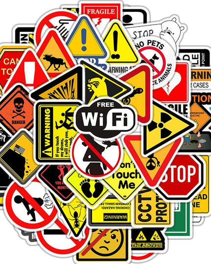 Stylish Safety Decals - Make a Statement with Caution