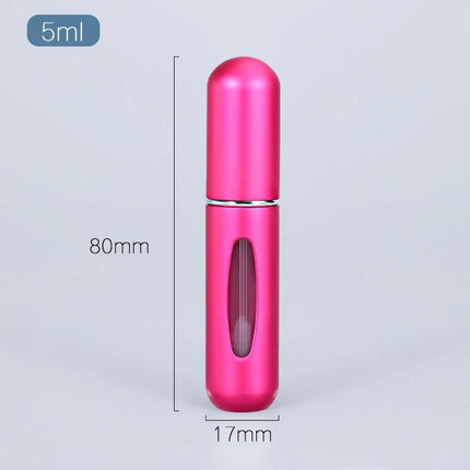 5ml Luxury Travel Perfume Atomizer: Stylish Aluminum Fragrance Sprayer for Sophisticated Journeys