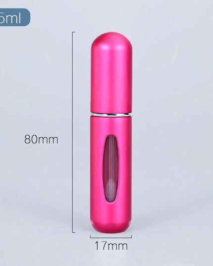 5ml Luxury Travel Perfume Atomizer: Stylish Aluminum Fragrance Sprayer for Sophisticated Journeys