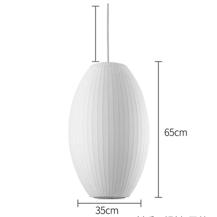 Luxurious Italian Silk Pendant Lamps: Sleek Lighting Solution for Stylish Home Interiors