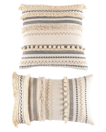 Bohemian Chic Tufted Pillow Cover Collection