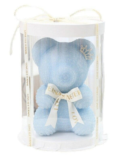 Elegant Handcrafted Crystal Bears - Exquisite 25cm Keepsakes for Memorable Moments
